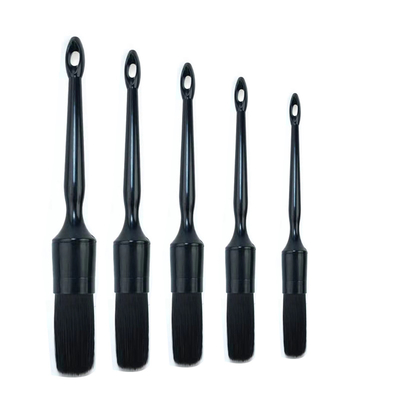 PP-Bürste für die Reinigung von Fahrzeugdetails 5 Pack Auto-Schwarz-Bürste für die Reinigung von Fahrzeugdetails
