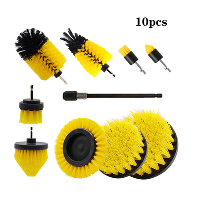 10Pcs Reinigung Bohrer Bürste Anschluss Set Haushalt Bürste Bohrer Kit für die Küche