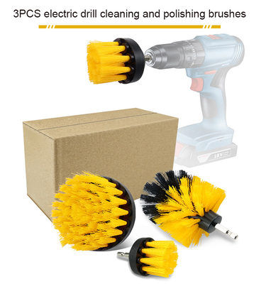 Popular Gelb Weichbürsten 5 Stück Bohrmaschine Reinigung Bürste Kit