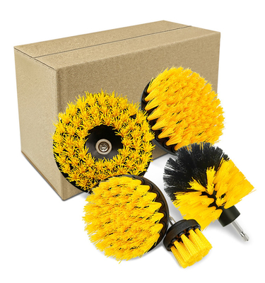 Popular Gelb Weichbürsten 5 Stück Bohrmaschine Reinigung Bürste Kit