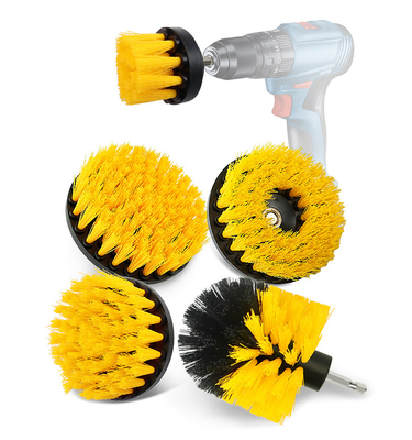 Popular Gelb Weichbürsten 5 Stück Bohrmaschine Reinigung Bürste Kit