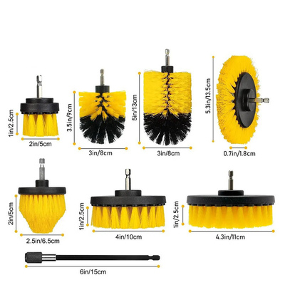 9 Stück Autoreifenreiniger Bohrmaschine Power-Scrubber Bürste Set Autoreinigung
