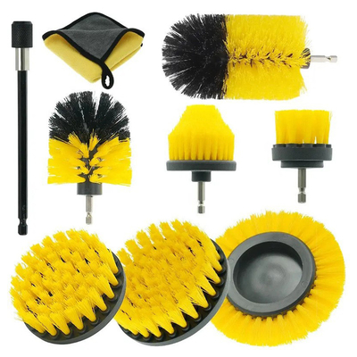 9 Stück Autoreifenreiniger Bohrmaschine Power-Scrubber Bürste Set Autoreinigung