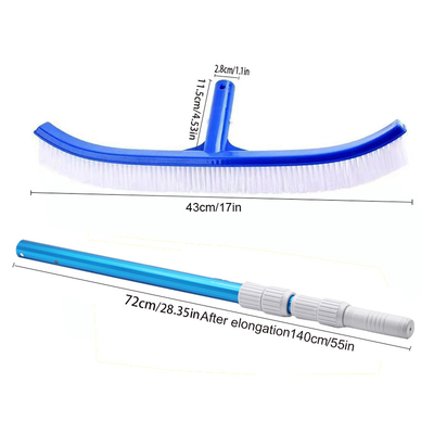 Standard-Plastik-Nylon-Bürste Schwimmbad Wand-Nylon-Reiniger-Bürste für den Pool