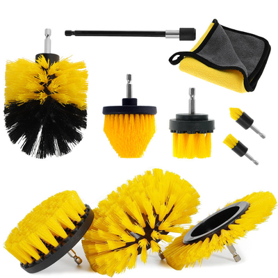10 Stück Reinigungsbohrer für Bürsten Anschluss Set Haushalts Bürstenbohrer Kit für die Küche
