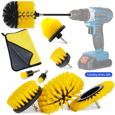 10 Stück Reinigungsbohrer für Bürsten Anschluss Set Haushalts Bürstenbohrer Kit für die Küche