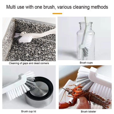 Einfache Aufhängung zur Platzersparnis Reinigungsbürste Set 4pcs Spaltbürste für multifunktionales Reinigungswerkzeug