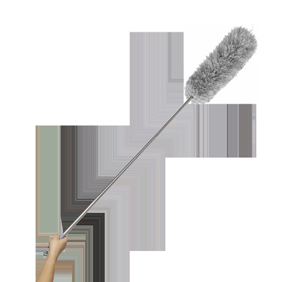 Einfach zu reinigen Edelstahl-Stiel und Duster Mikrofiber Staub Duster Flexibler Bürstenkopf