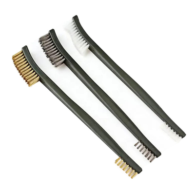 Messingdraht Set Rostmetall Reinigung Kit Nylon Bürste Set