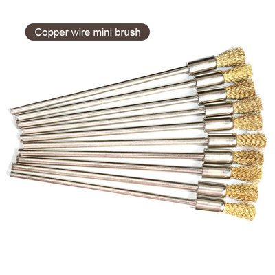 Besonderes Material Edelstahl Kupfer Bristel Pferdehaar Draht Bürste mit Stange