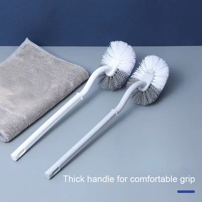 Langes Handgelenk Reinigen ohne tote Ecke Toilettenbürste Hausgewerbe Wand hängen und weiches Haar S-förmige Handgelenk