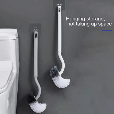 Langes Handgelenk Reinigen ohne tote Ecke Toilettenbürste Hausgewerbe Wand hängen und weiches Haar S-förmige Handgelenk