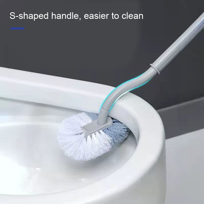 Langes Handgelenk Reinigen ohne tote Ecke Toilettenbürste Hausgewerbe Wand hängen und weiches Haar S-förmige Handgelenk