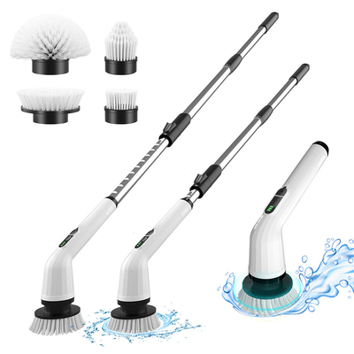 Multifunktionale elektrische Reinigungsbürste Langgriff Rückziehbares wasserdichtes Reinigungswerkzeug Zuhause Boden Küche Badezimmer