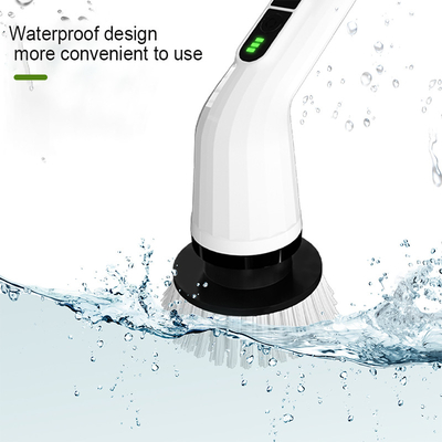 Multifunktionale elektrische Reinigungsbürste Langgriff Rückziehbares wasserdichtes Reinigungswerkzeug Zuhause Boden Küche Badezimmer